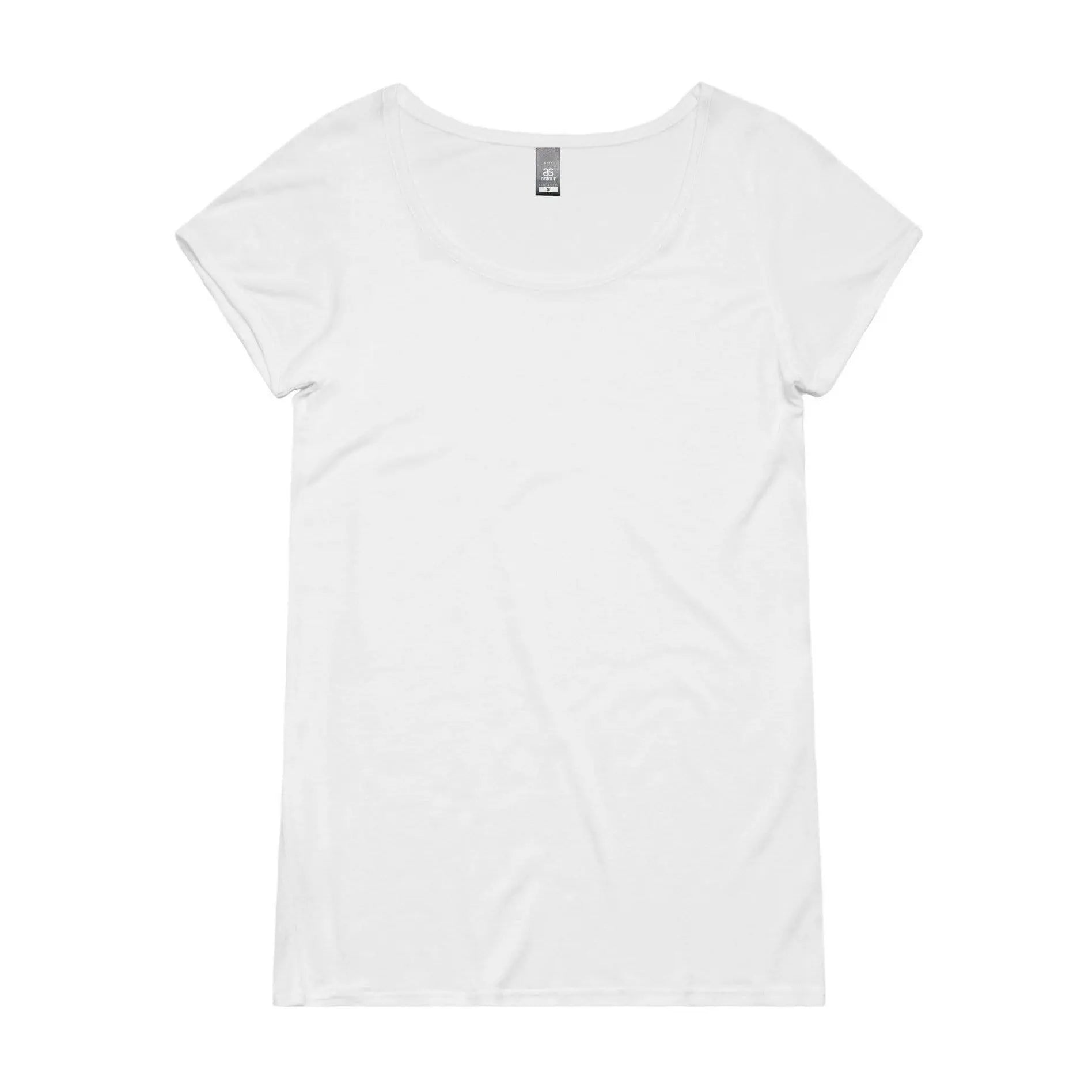 As Colour Women's note tee 4019 Casual Wear As Colour WHITE XSM